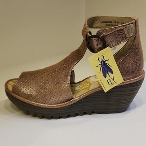 Fly London Women's Tan Sandals -Size 38